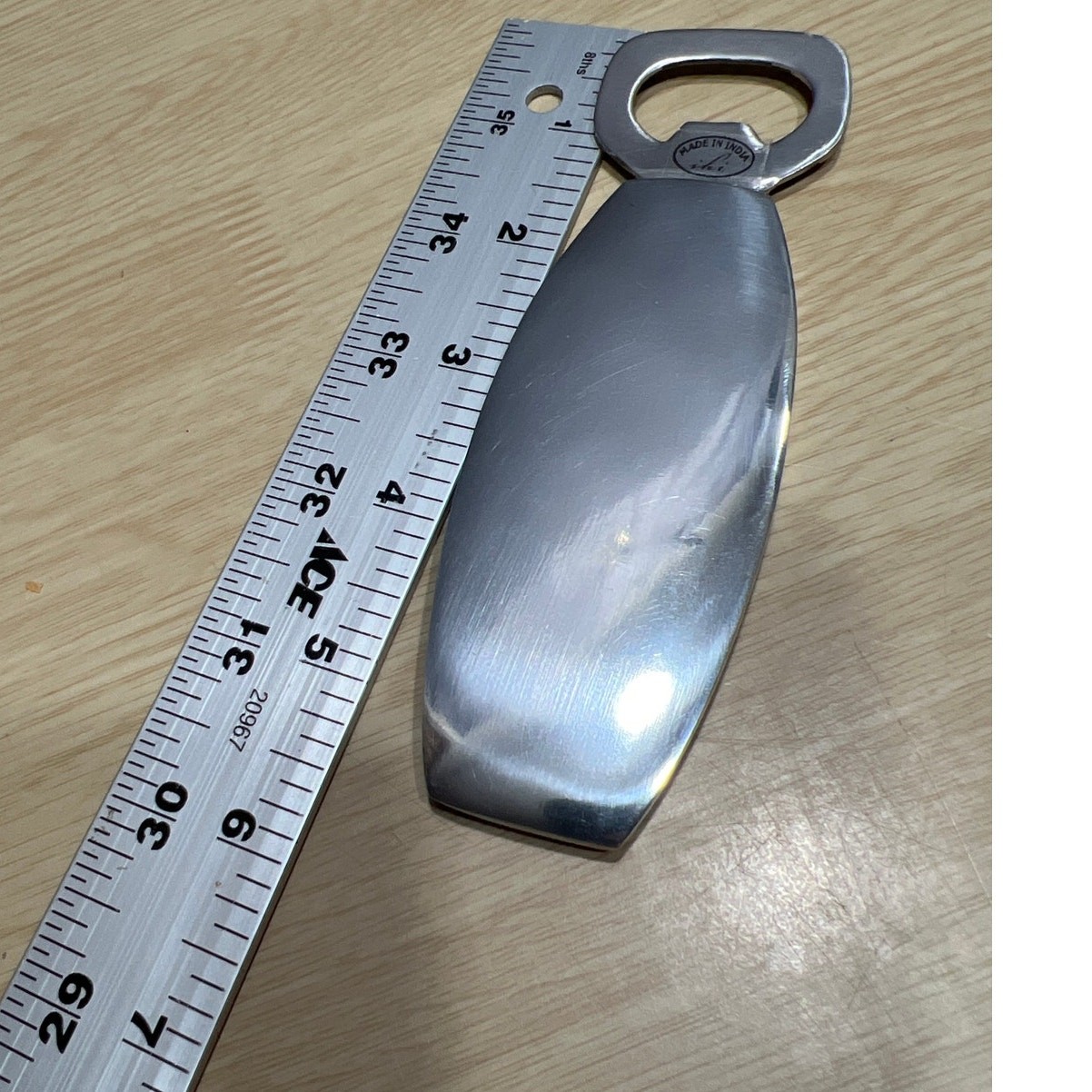 Vintage Pewter Bottle Opener Made In India