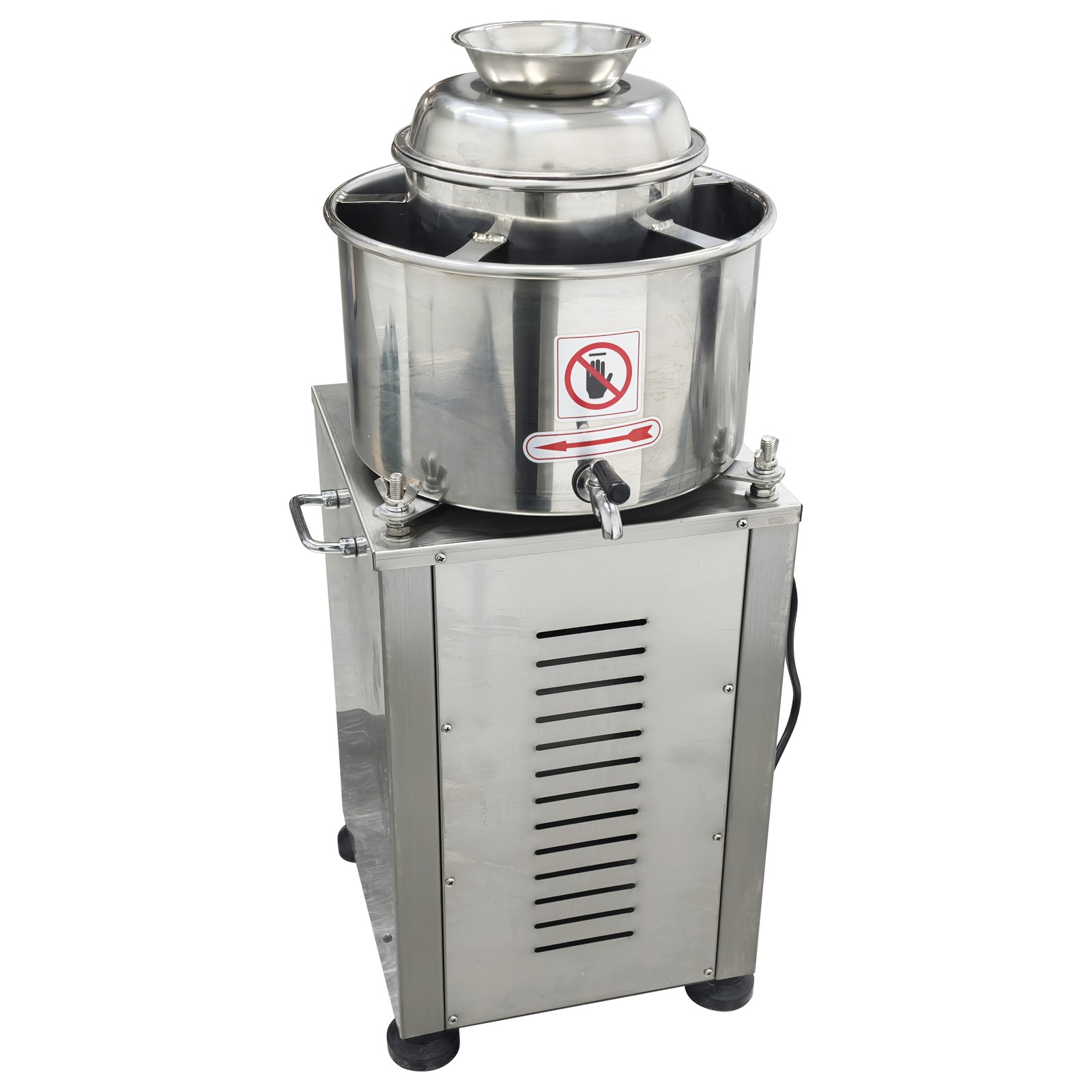 110V Meatball Beater Machine Electric Multifunctional Meat Puree Maker w/2 Blade