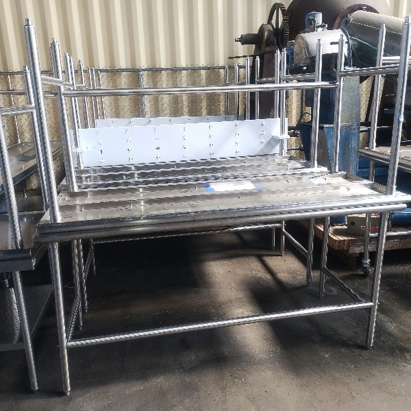 Open Base Stainless Steel Work Table