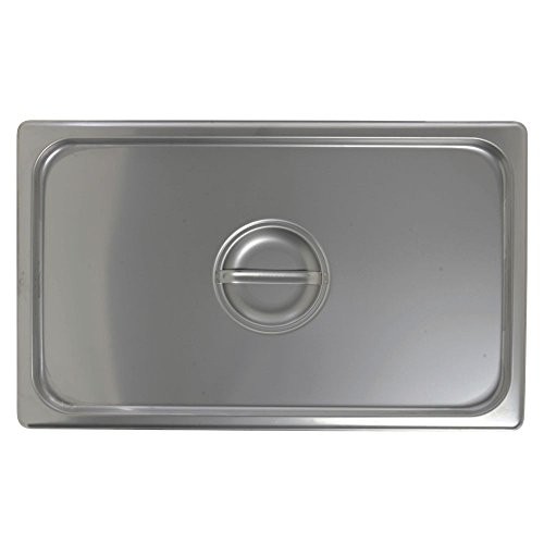 HUBERT® Full Size Flat Steam Table Pan Cover 22 Gauge Stainless Steel