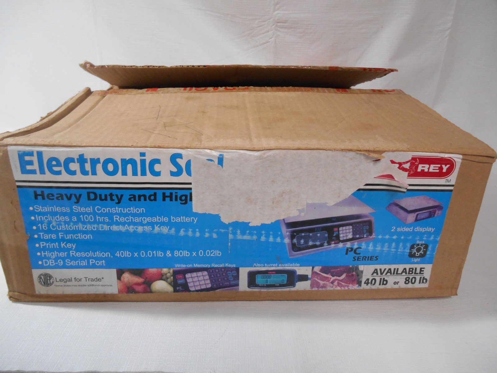 Tor-rey PC-40L, 40 x .01 lb Price Computing Scale ~ New open box