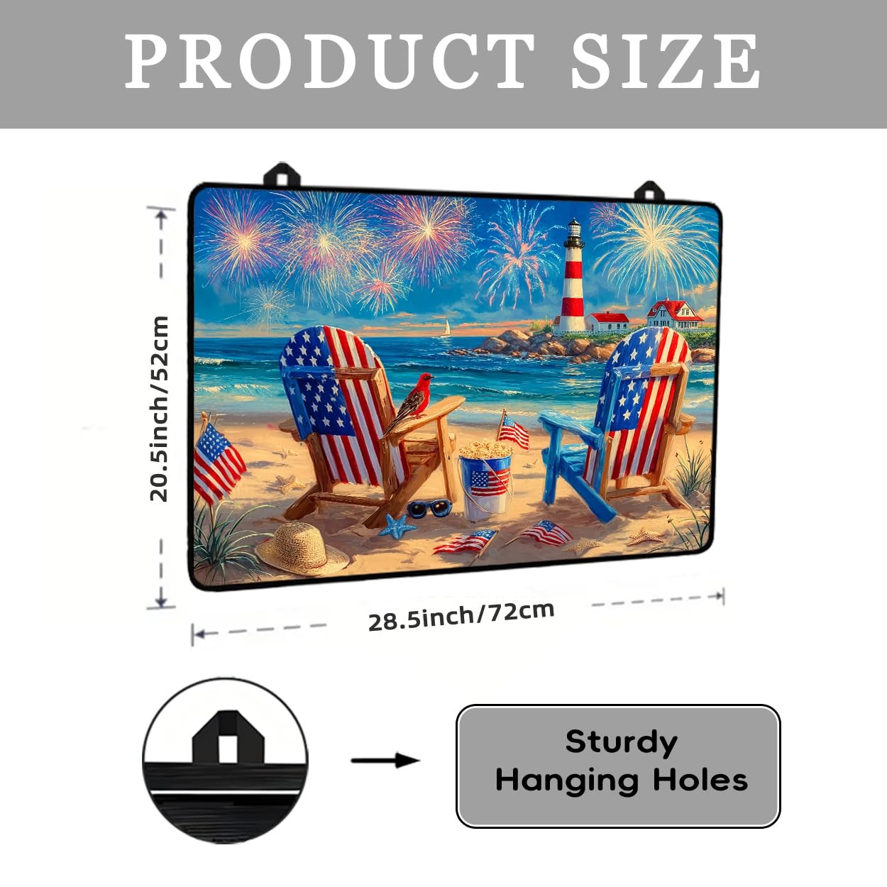 Flag Stove Covers for Stove Top,Independence Day Kitchen Decoration Heat Resi…