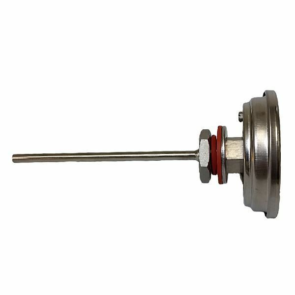 1/2″ NPT Weldless Thermometer Fittings for Installation – Mash Tun Brew Kettle