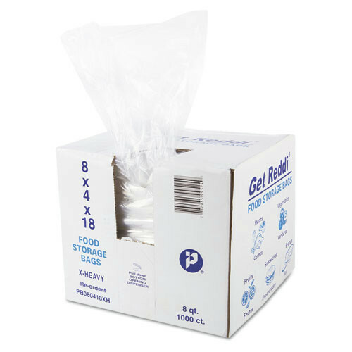 Inteplast Group PB080418XH 8-qt. 1.2 mil Food & Utility Bags – CL(1000/CT) New
