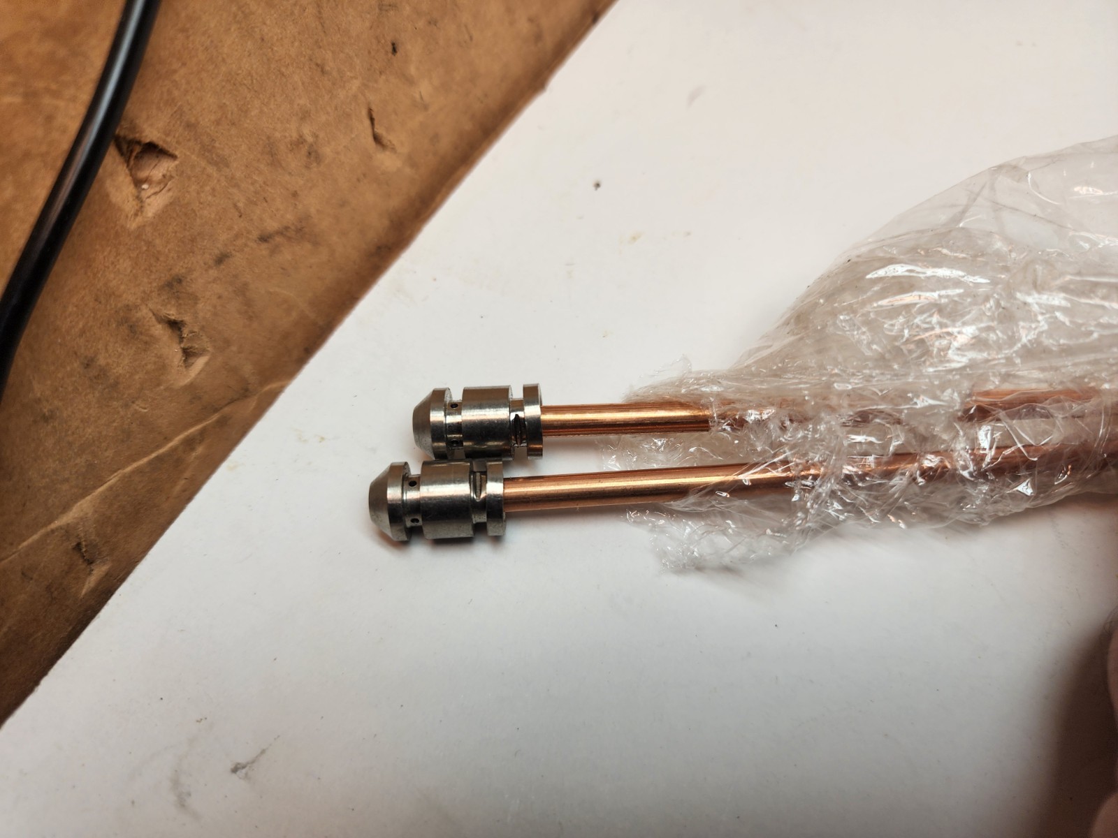 (2) GSW WR-PTC34 3/16″OD x 34″L Bendable Pilot Tubing W/Pilot Tip, Nut & Sleeve