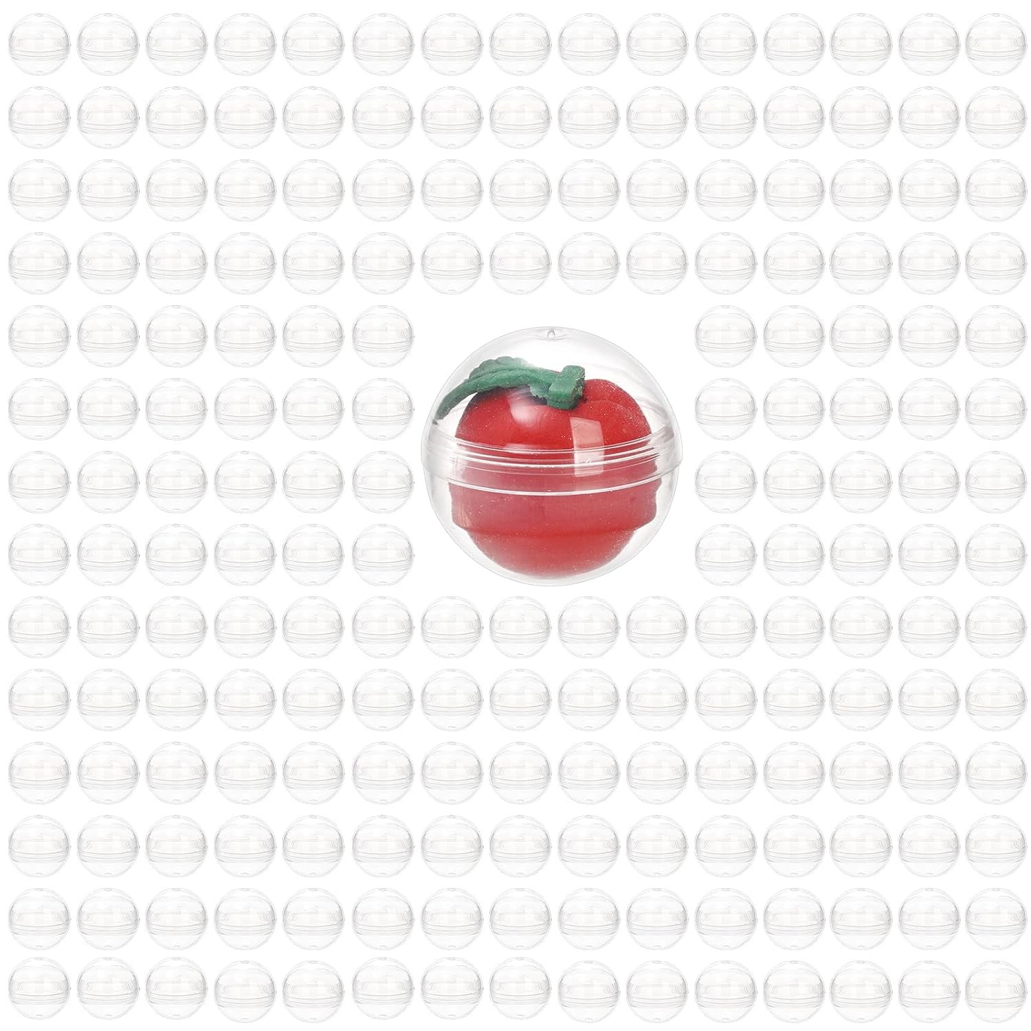 Vending Machine Gumballs 1 Inch Round Empty Capsules 200 Pack