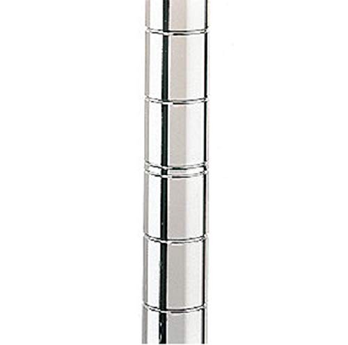 Express KitchQuip Stainless Steel Chrome Wire Shelving Posts – 14″, Silver
