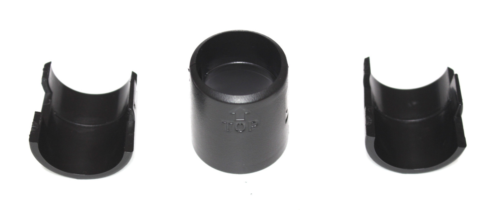 1″ Diameter Wire Shelf Clips Shelving Split Sleeves Lock Locking Plastic 24 pair