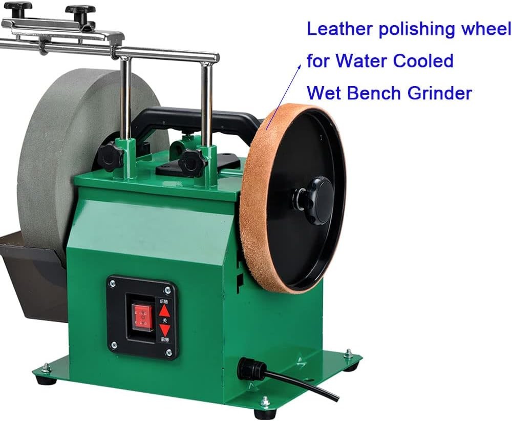 8″Premium Leather ing Wheel for ening and Polishing Knives 12mm Arbor