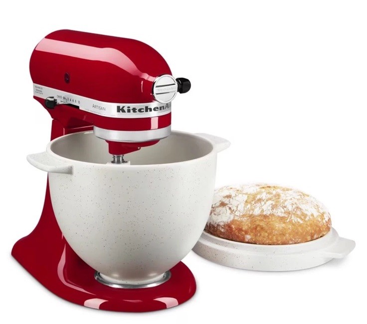 KitchenAid Bread Bowl with Baking Lid Stand Mixer Attachment Nib