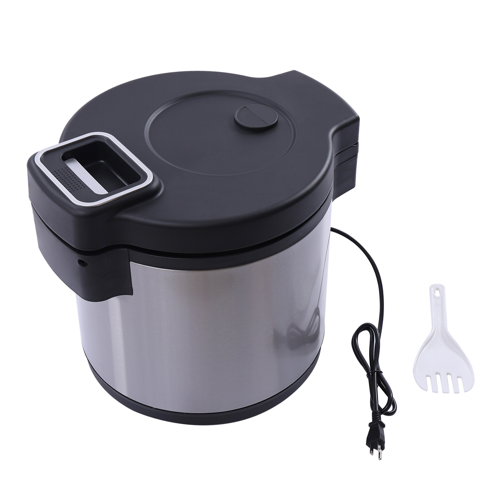 Electric Rice Warmer Stainless Steel Cylindrical Shape Commercial Rice Warmers