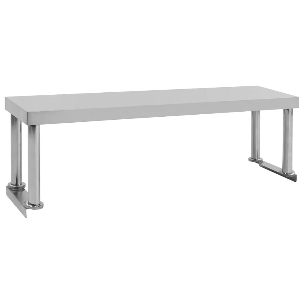 Vidaxx riser for work table 120x30x35 cm stainless steel
