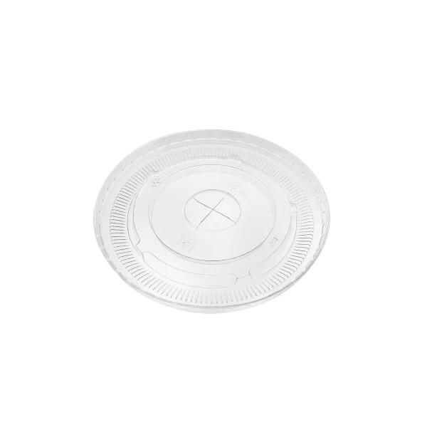 Karat 90mm PET Plastic Flat Lids – 1,000 ct, C-KCL90