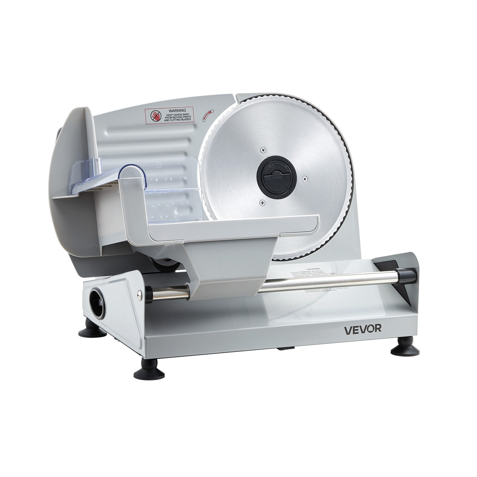 Electric Meat Slicer 7.5″ 200W Deli Food Slicer Adjustable Thickness UL