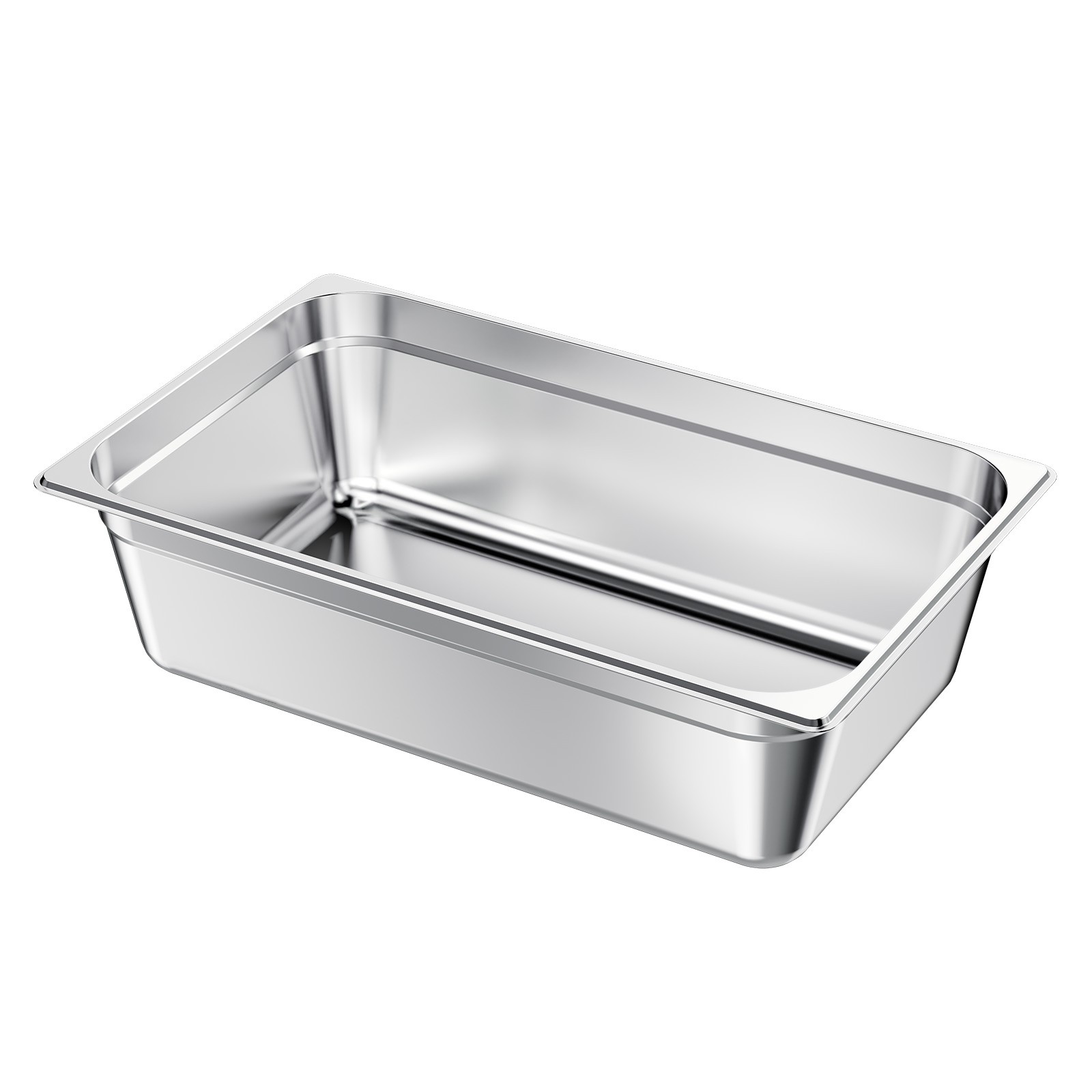 Uimoso 6“ 1 Pack Steam Table Pan Stainless Steel Hotel Food Prep Pan Full-Size