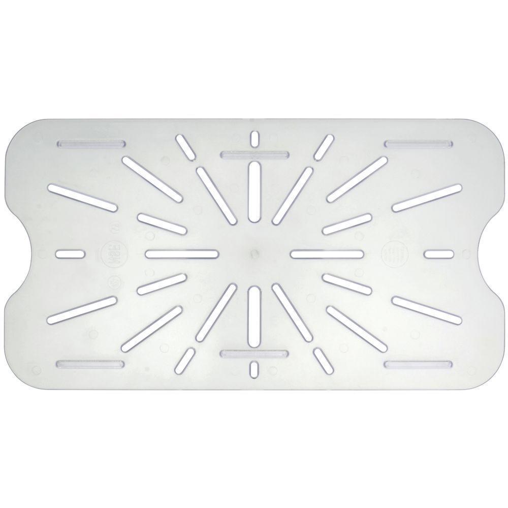 HUBERT Drain Shelf for Cold Food Pans Translucent Drain Shelf, Full Size