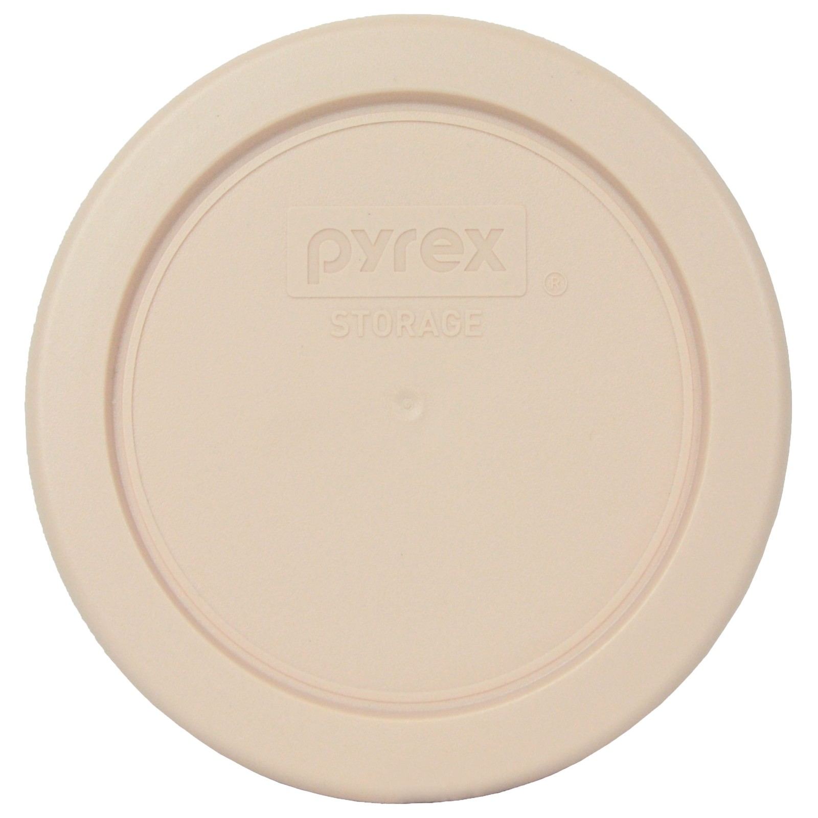 Pyrex 7202 1-Cup Clear Glass Food Storage Bowl & 7202-PC Blush Plastic Lid