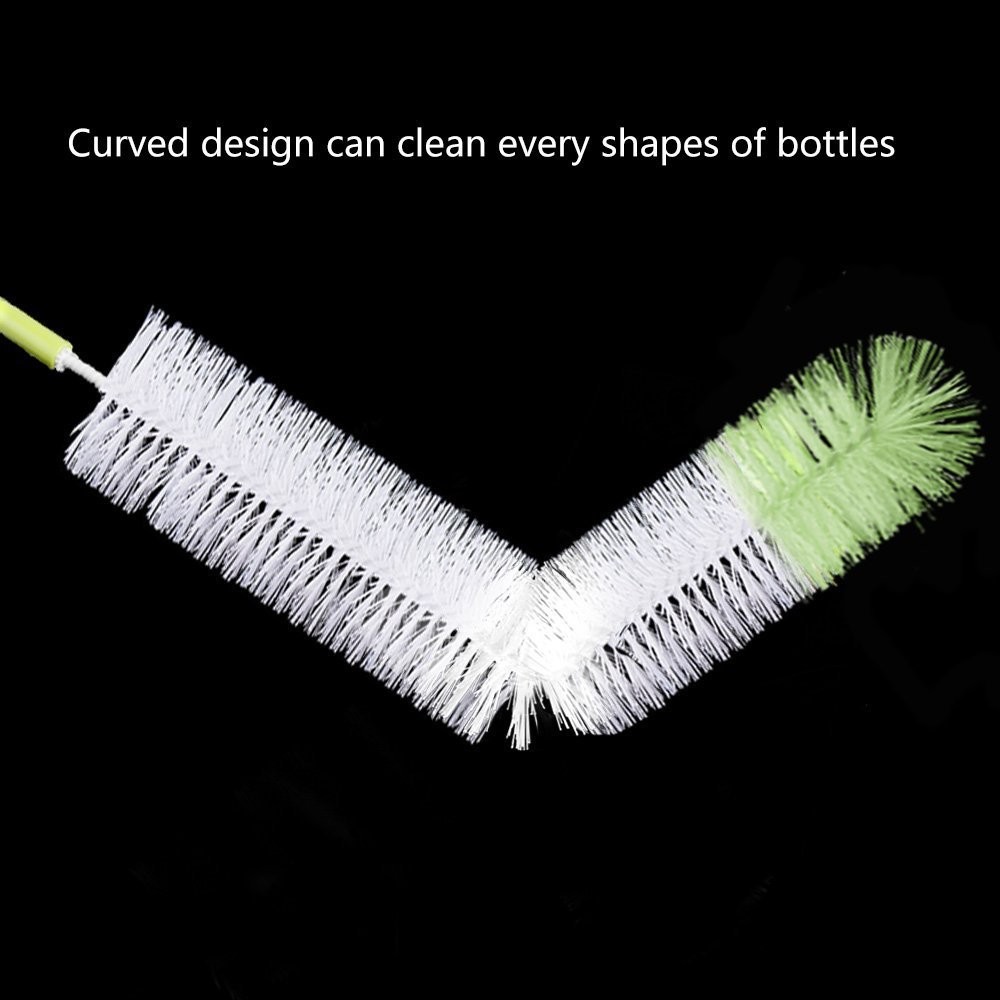 TISSA Long Bottle Cleaning Brush 18″ Extra x 1 Count (Pack of 1), Green