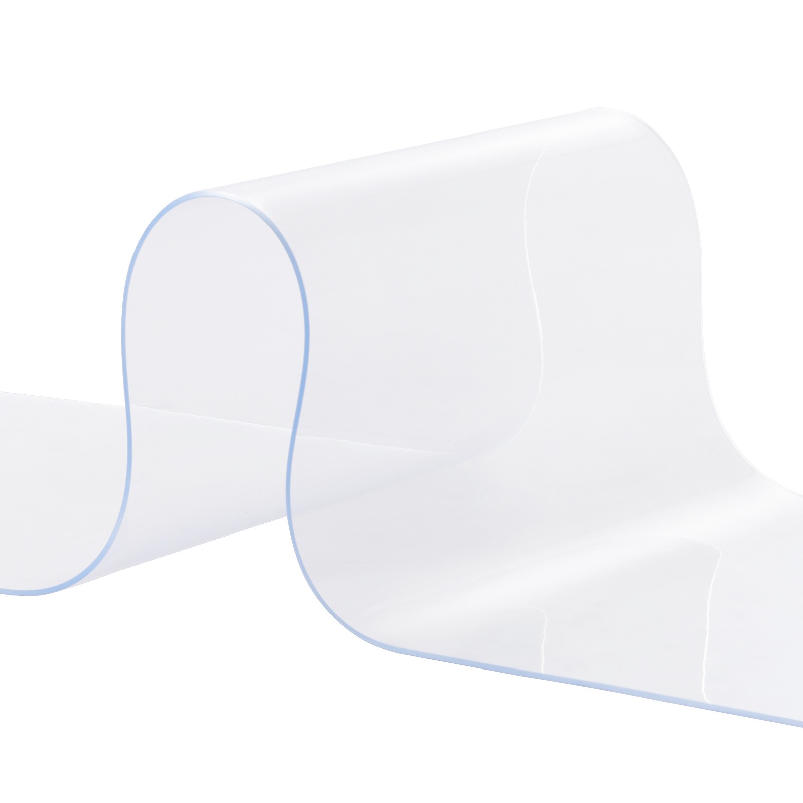VEVOR PVC Strip Curtain 50 ft x 8 in Plastic Door Strip Bulk Roll for Doorways