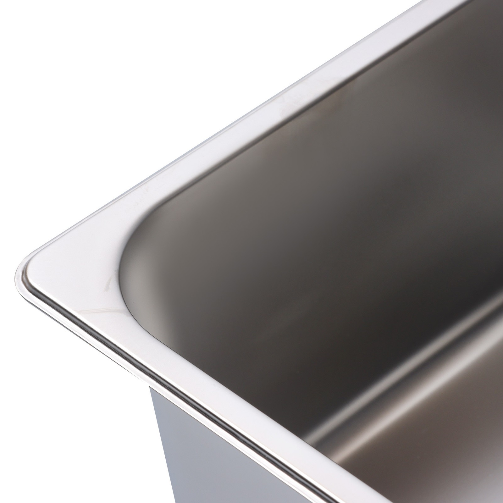 Full Size 6″ Deep Thickened 2 Pack Steam Table Pans Stainless Steel For Hotels