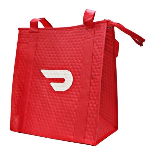 NEW DoorDash Standard Size Insulated Zippered Food Delivery Bags Totes