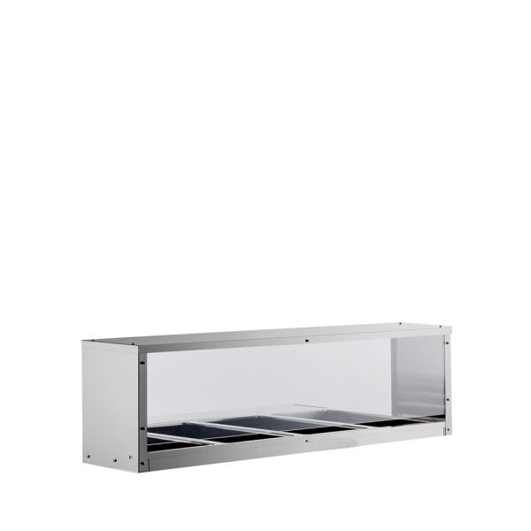 ATOSA MROS-4ST Overshelf/Sneezeguard for CSTEA-4C STEAM TABLE