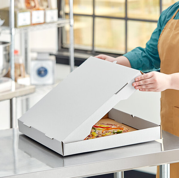 (50 Pack) 16″ x 16″ x 2″ White Corrugated Plain Square Bakery Cake Pizza Box NEW