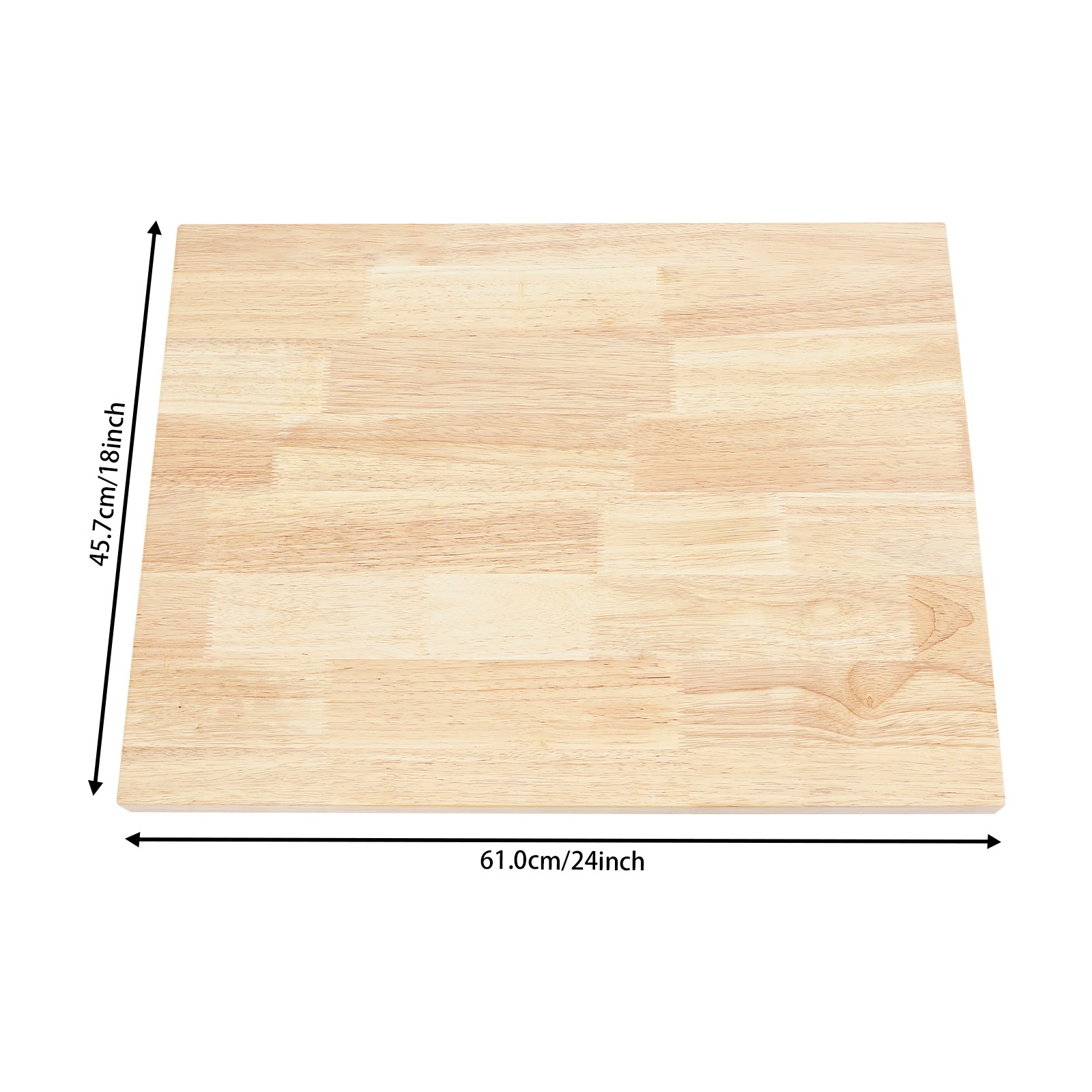Modern Standard Countertop Square Countertop Tabletop Workbench 61*61*3.81cm