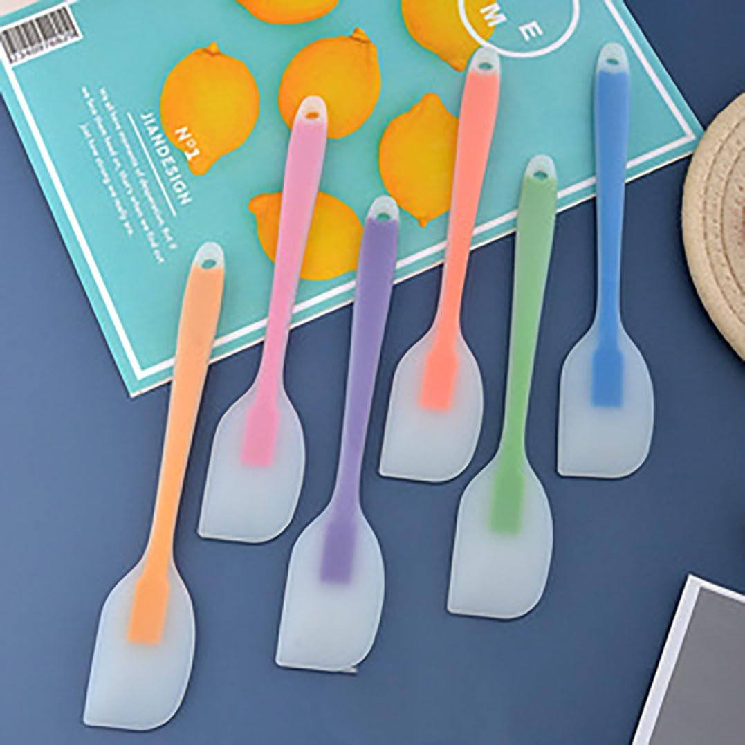 5PCS Silicone Spatula Set Heat Resistant Cake Cream Butter Multicolor
