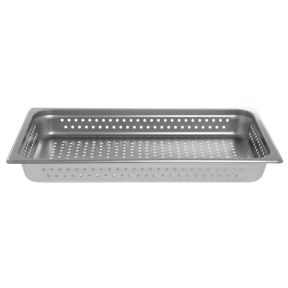HUBERT® Steam Table Pan Hotel Pan Full Size Perforated Stainless Steel- 2 1/2 D