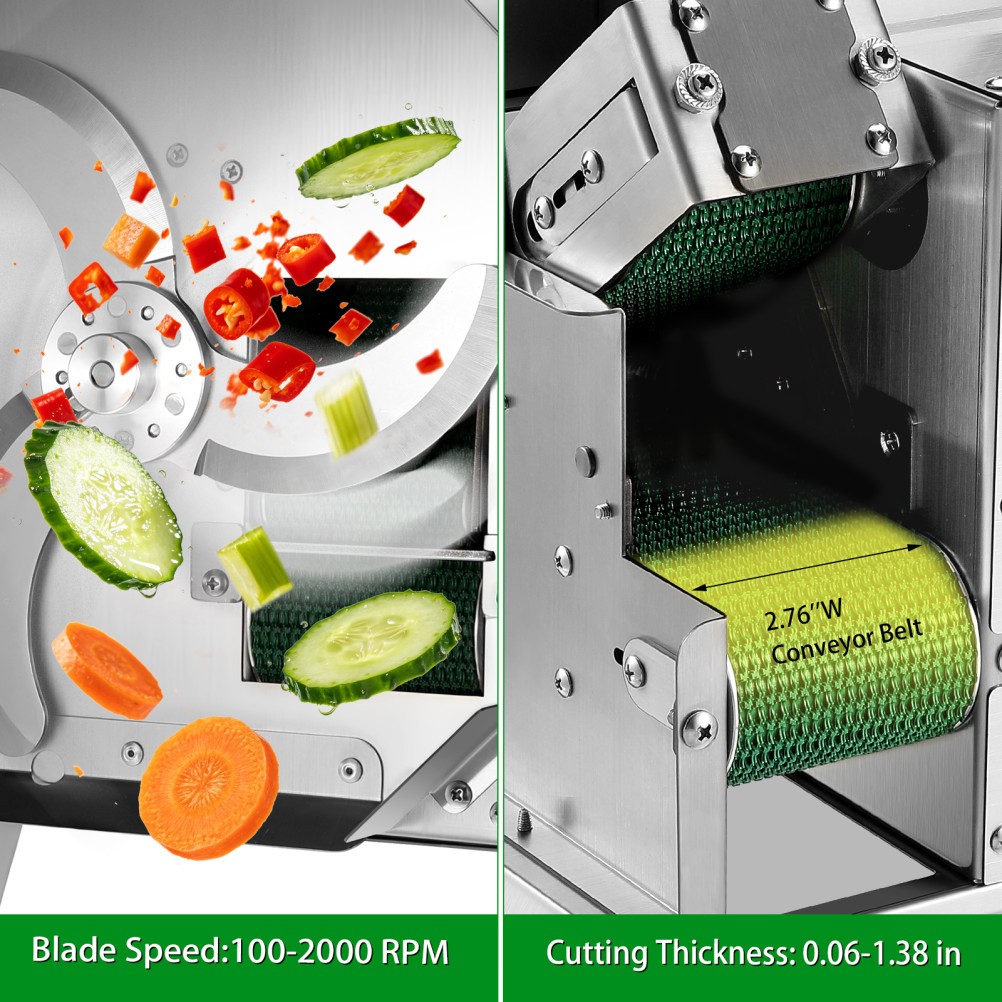 Commercial Vegetables Cutting/Slicing/Chopping Machine Automatic Cutter/Slicer