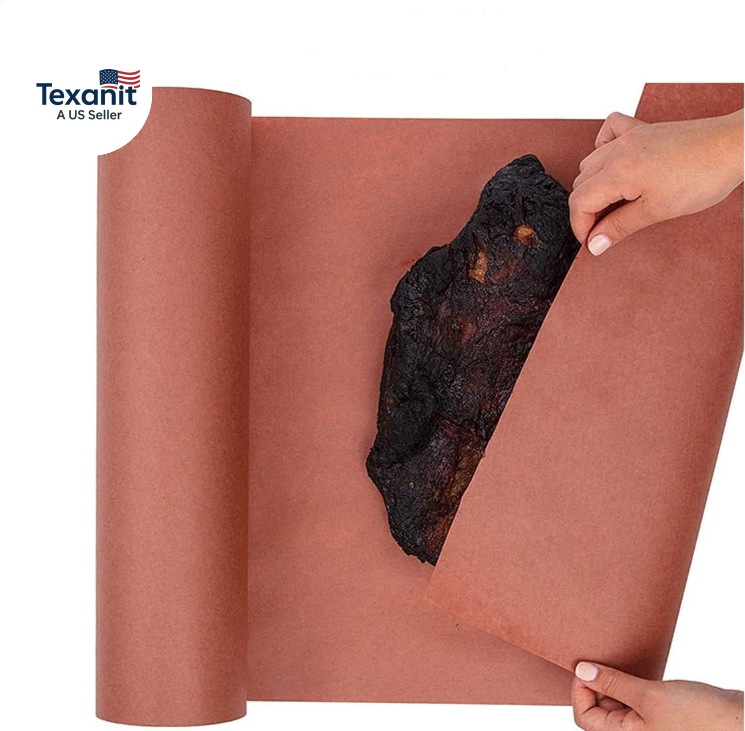 Pink Butcher Paper for Smoking Meat 17.5 in *50Ft Food Grade Butcher Paper Roll