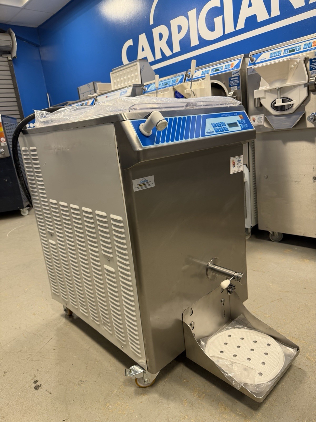Carpigiani Pasteurizer Pastomaster 120 RTX Gelato Ice Cream 3 phase Water Cooled