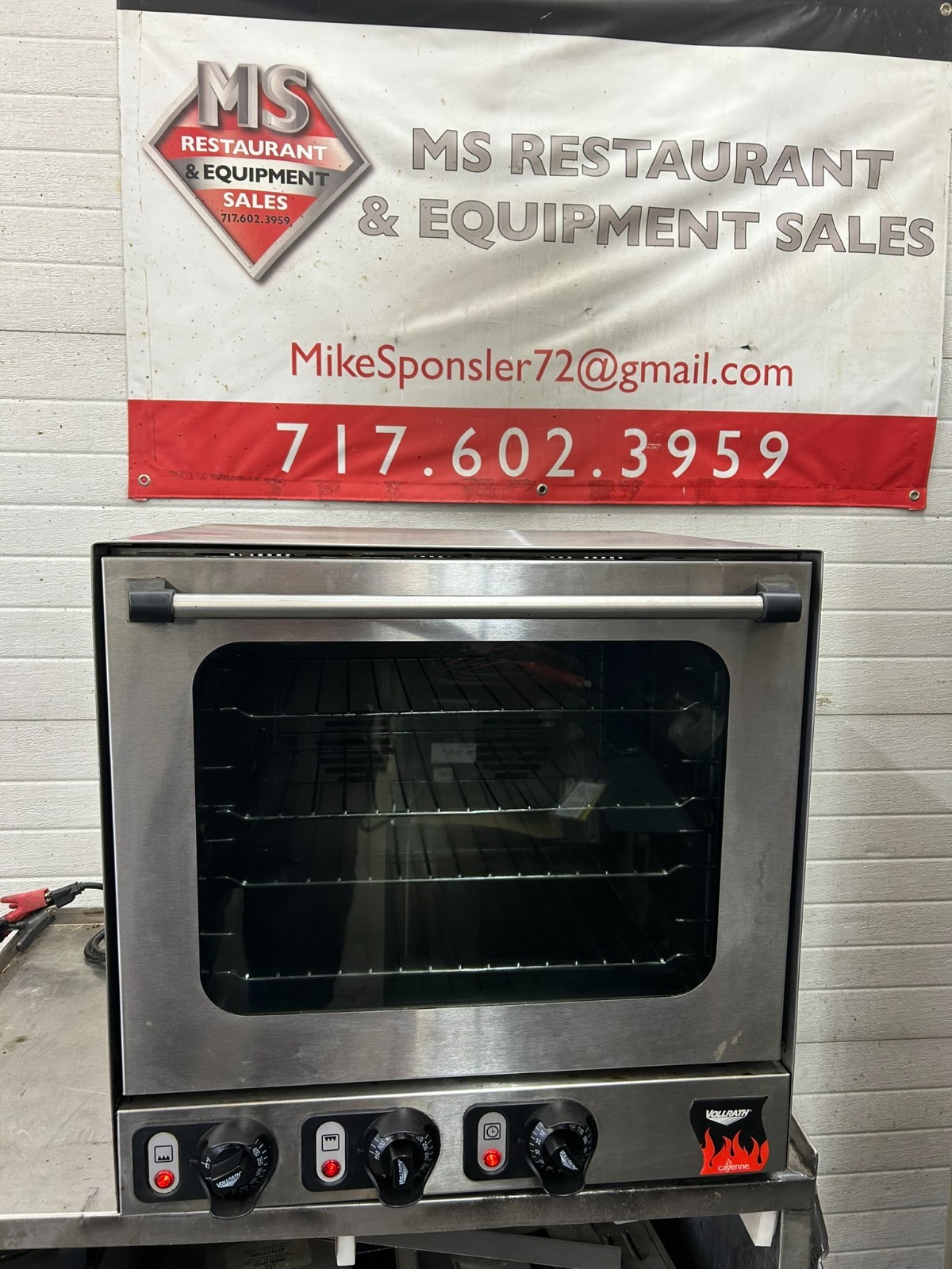 Vollrath COA8004 1/2 Size 230vCommercial Countertop Convection Oven Tested Work