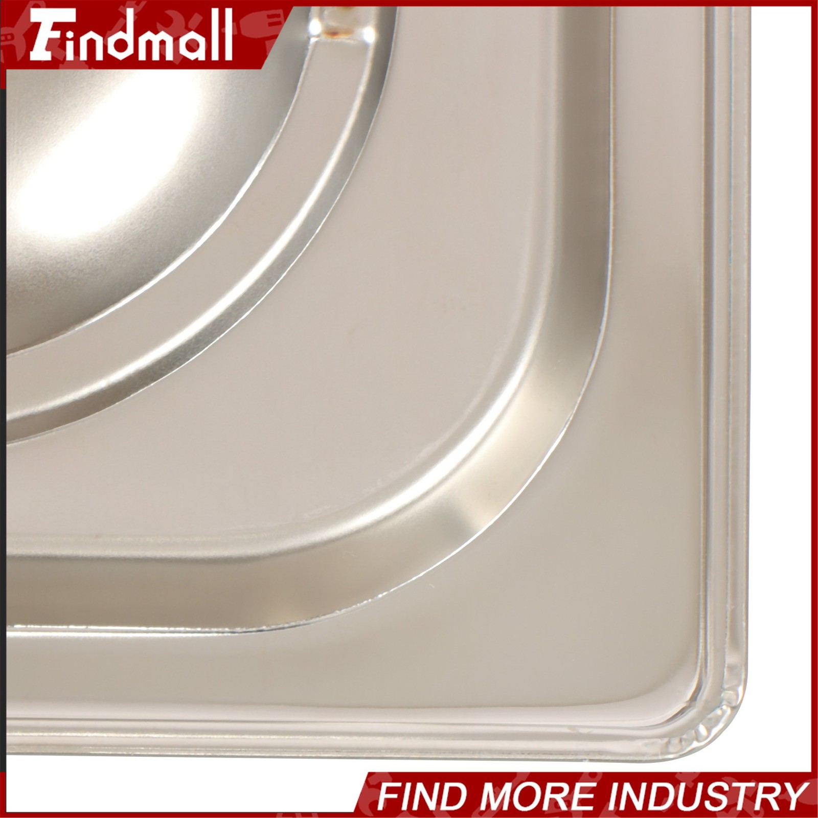 Findmall 8 Pack Set 6″ Deep 1/6 Size Steam Table Pans Hotel Prep Buffet Pan
