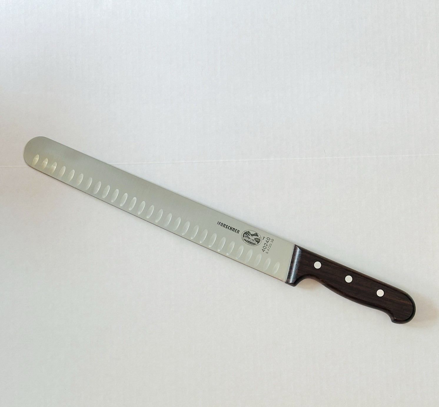 Victorinox Forschner 40240 5.4720.30 Slicer Carving Knife 12″ Granton Edge Wood