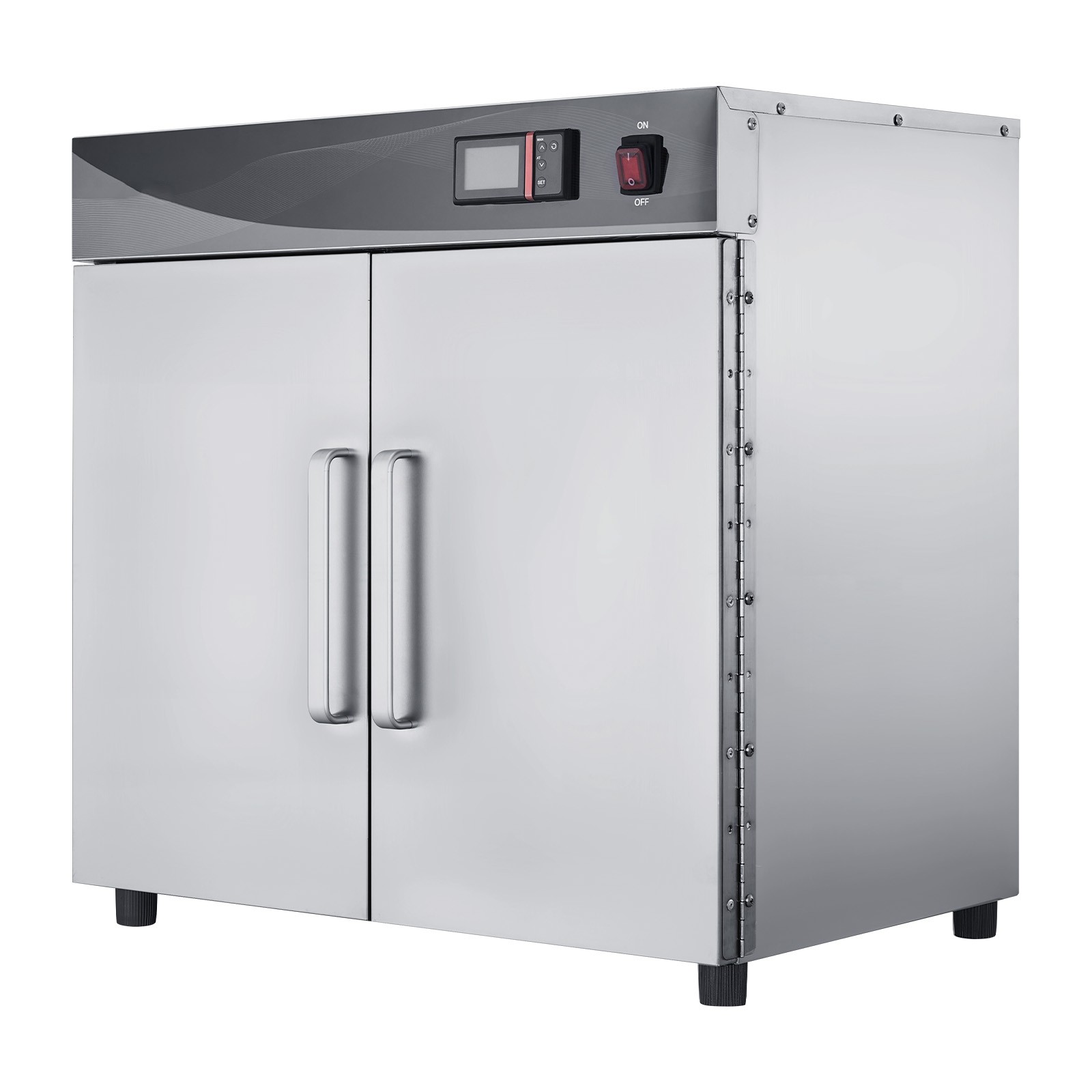 Uimoso Electric Food Warmer Cabinet with 4 Tiers and Dual Doors