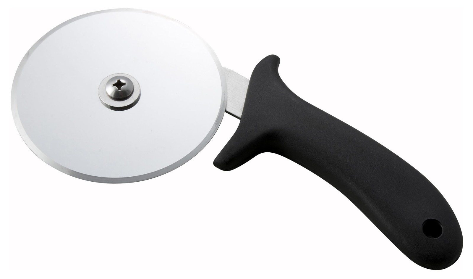 Winco Pizza Cutter, 4″Dia Blade, Black PP Hdl 4-inch, Stainless Steel