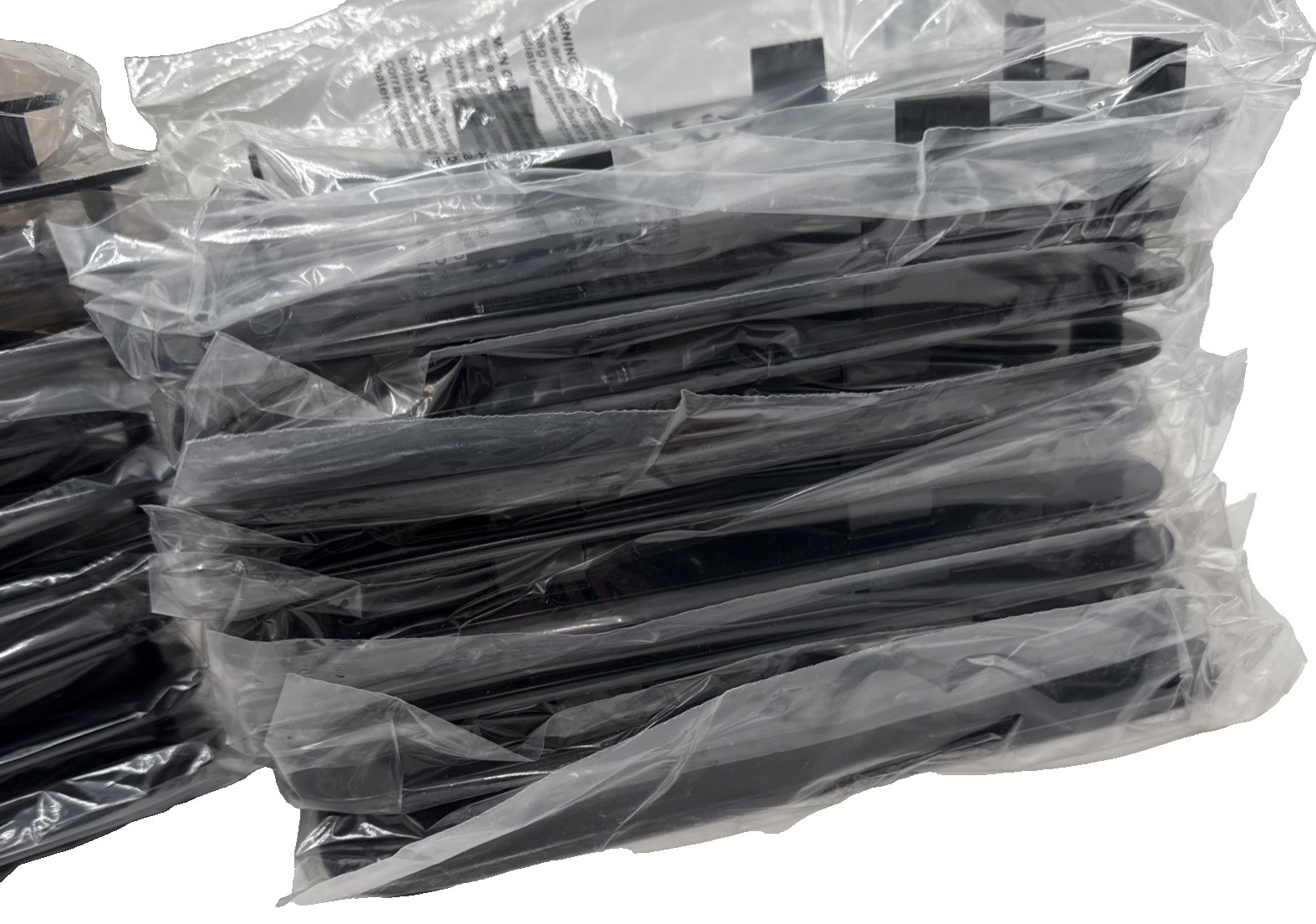 20 Pack Thunder Group PLPA7140DSBK 1/4 Size Drain Shelf Rack Insert Black NSF