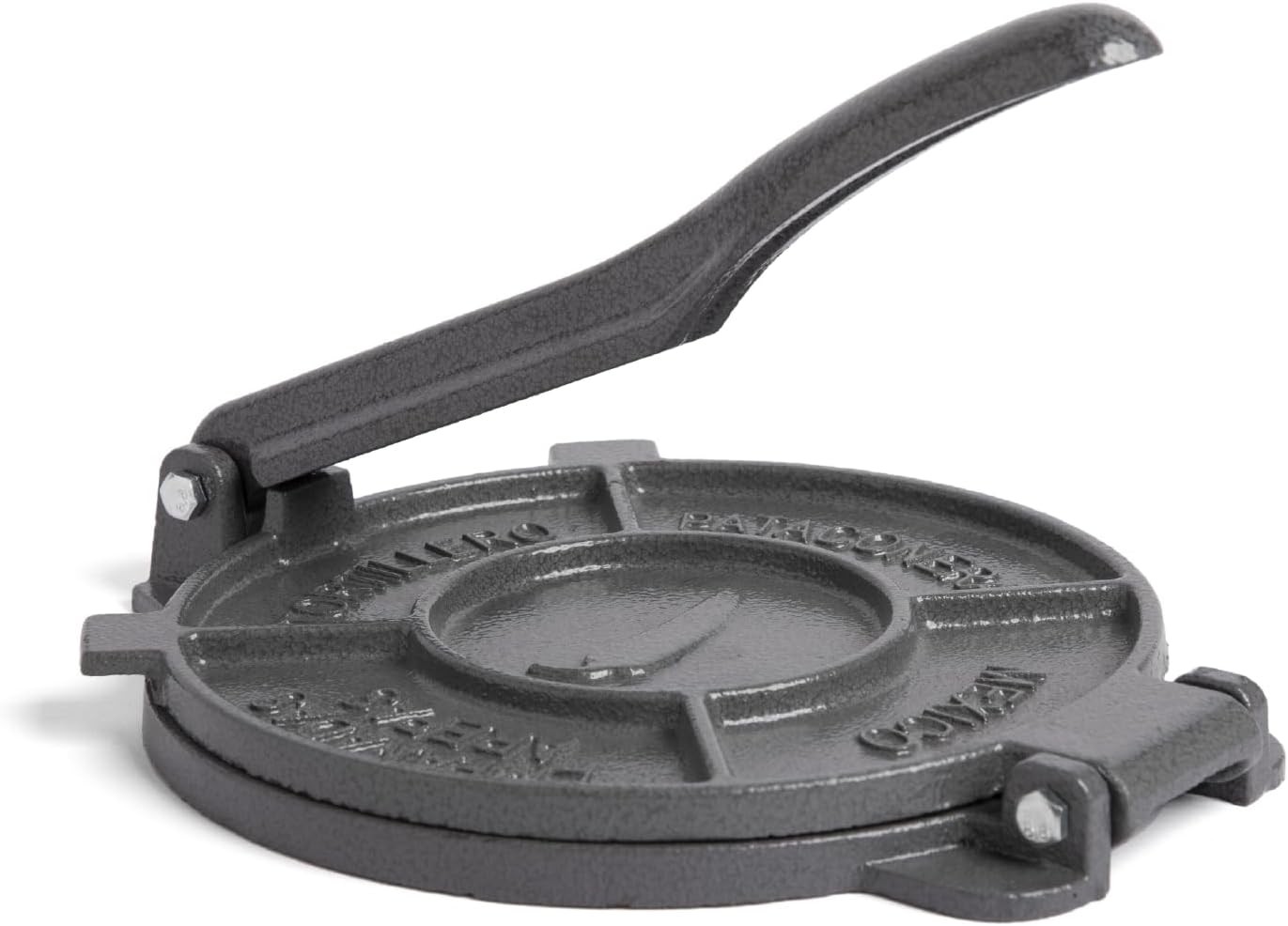 Alpha Living Tortilla Press 8 Inch Cast Iron for Kitchen