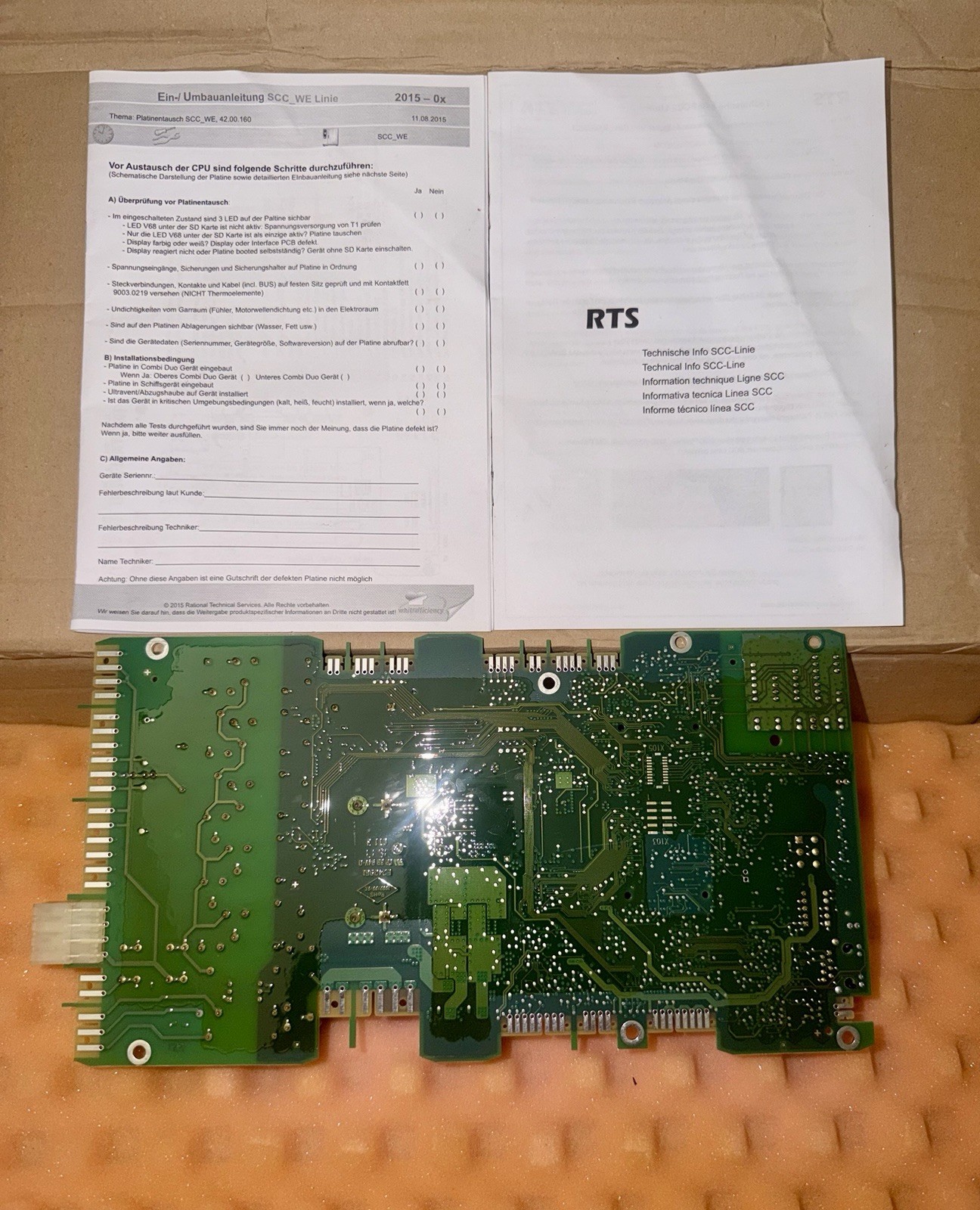 Sicotronic SCC_WE 61-202 Control PCB 42.00.080P Original Servicepart Germany