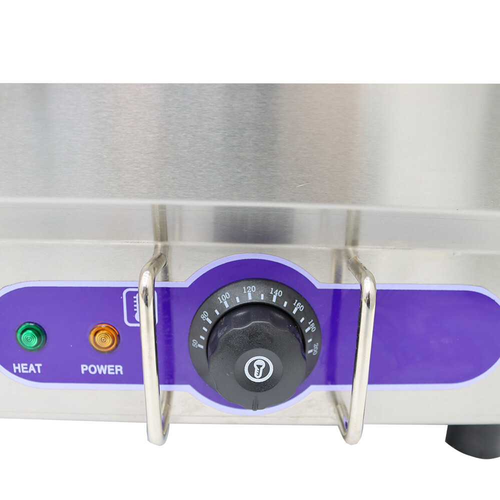 Commercial Stainless steel Squarish 4-Pan 1/2 Size Buffet Food Warmer 110V 1.5KW