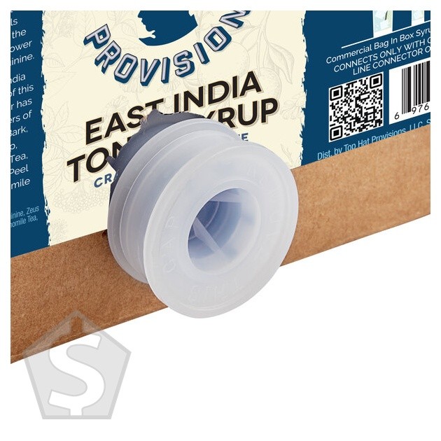 Top Hat Provisions East India Tonic Beverage / Soda Syrup 3 Gallon Bag in Box
