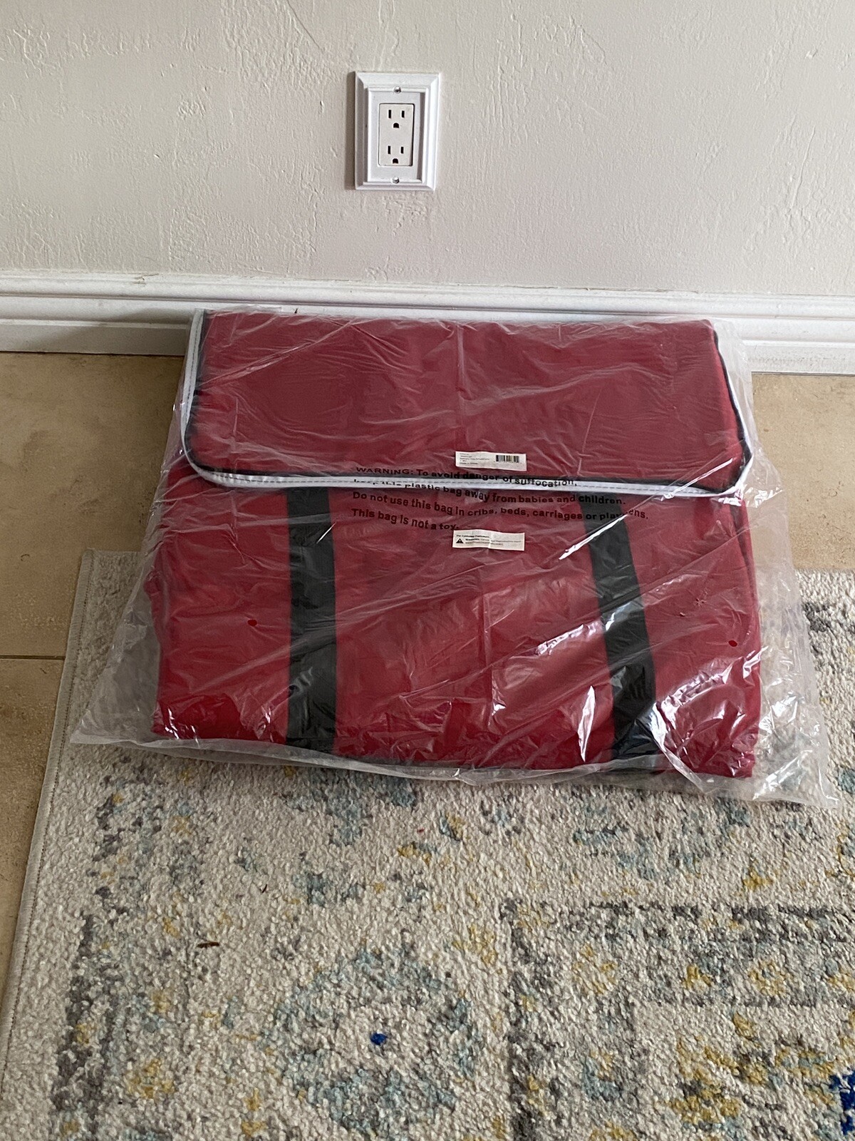 Insulated Food Bags 22x22x12 (Hot & Cold) Pizza Catering Camping Beach DoorDash
