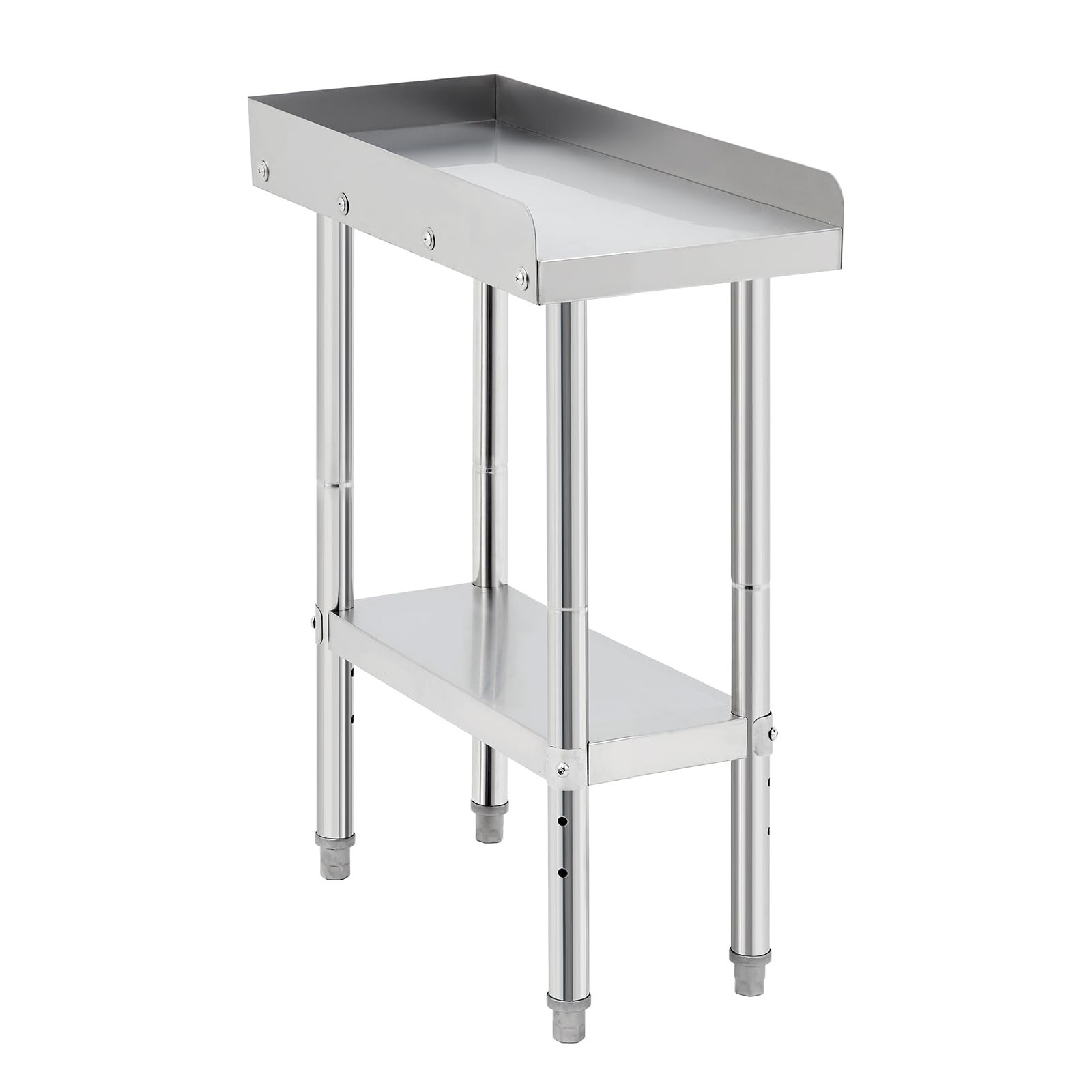 Stainless Steel Work Table ,12×24 Inch Commercial Kitchen Prep Table Grill Stand