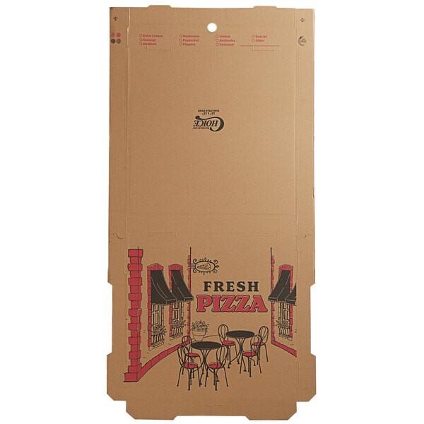 18″ x 18″ x 2″ Kraft Corrugated Pizza Box – 50 / Case FAST Shipping !