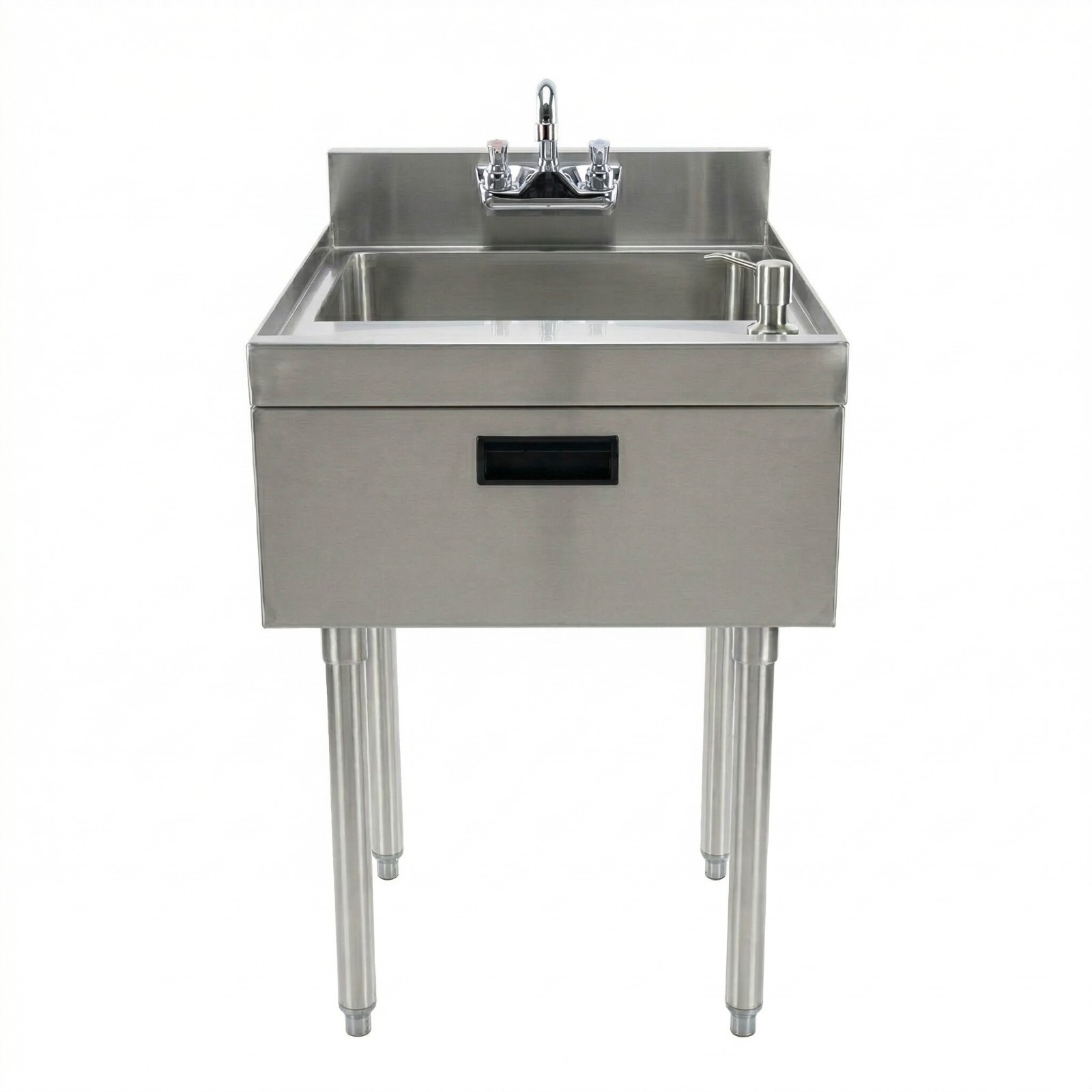 22 in. x 18 in. Underbar Hand Sink with Soap and Towel Dispenser