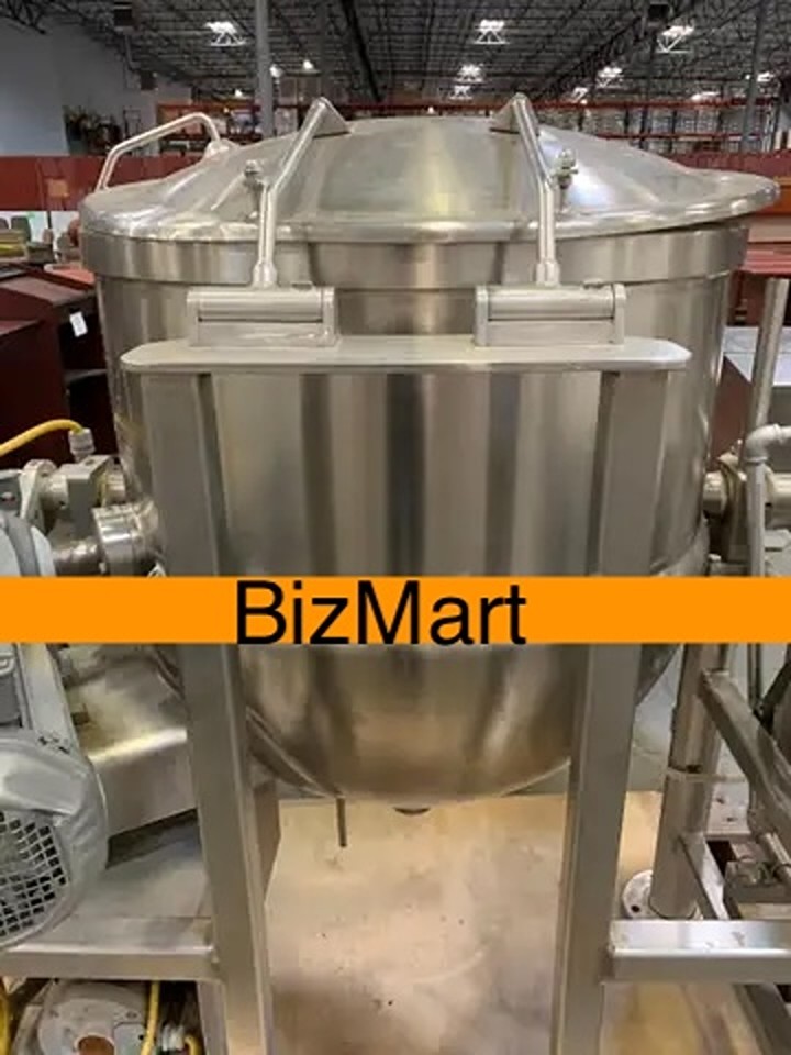 Cleveland 100 GN Agiatator Kettle & 1000 LB Cook Chill Tank W Controller