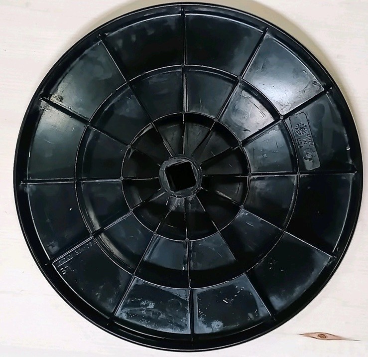 SICO INC PN 282522 Replacement Seat. Round Black 12″ O.D. 13/16 Square Mount