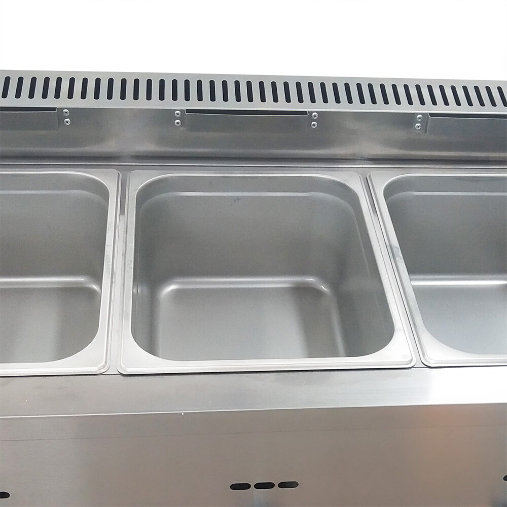 3-Pan Propane Gas Food Warmer Restaurant Tabletop Desktop Countertop Steam Table